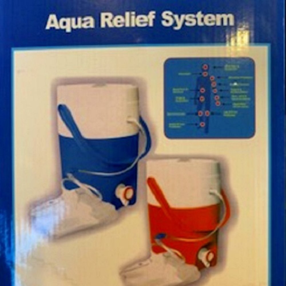 Aqua Relief System Cryotherapy Heat Exchange Cold Therapy Blue